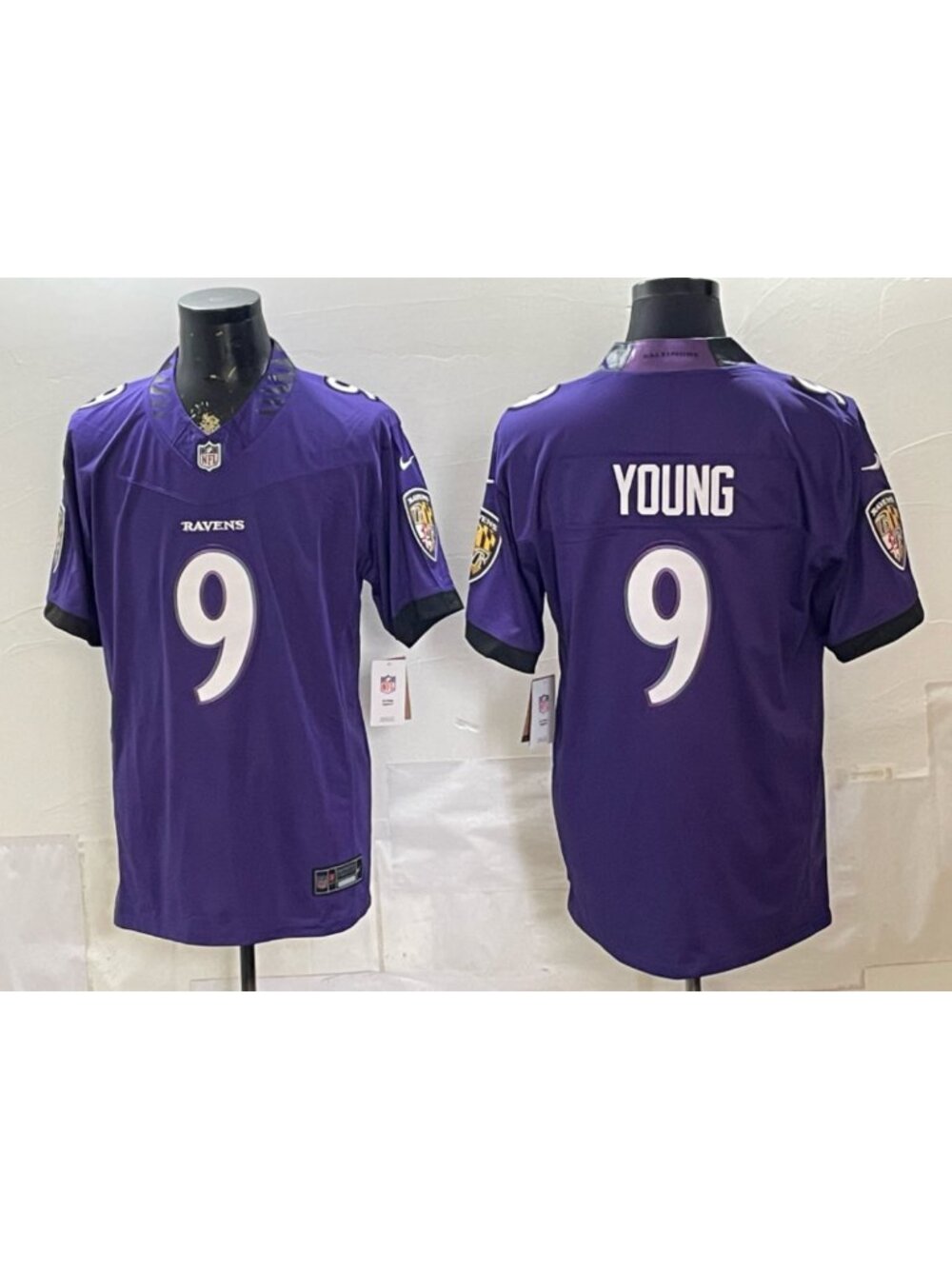 Zion Young Purple Stitched Jersey Vapor